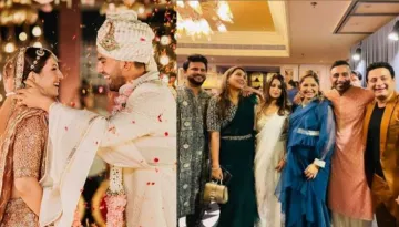 Cricketer, Suresh Raina Shares Photo With The Newlyweds, Deepak And Jaya From Their Reception Party