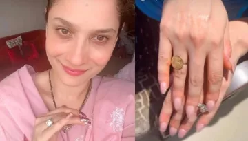 Ankita Lokhande Gives A Closer Look Of Her Huge Engagement Ring To Her Fans, Flaunts Her Manicure