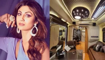 Shilpa Shetty Gifts Herself A Luxurious Vanity Van On B'Day, It Includes A Lounge Area And Yoga Deck