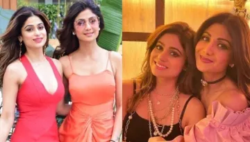 Shamita Shetty Goes At Sissy, Shilpa's Film, 'Nikamma's' Screening, Duo Stuns In Cute Midi Dresses