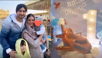 Harbhajan Singh's Wife, Geeta Basra Shares A Glimpse Of Son's Aeroplane-Themed Shoot On First B'Day