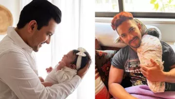 Aditya Nayaran Has The Best Father's Day Wish From 4-Month-Daughter, Tvisha, Plants Kiss On Her Head