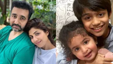 Shilpa Shetty Shares A Picture Of Hubby, Raj Kundra Reading 'The Gita' To Kids, Samisha And Viaan