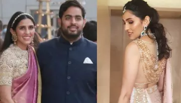 Shloka Mehta Had Worn Abu Jani-Sandeep Khosla's Lehenga With A Backless Crystal-Embellished 'Choli'