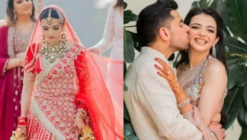 Manish Malhotra Bride Stuns In 'Laal Shaadi Ka Joda' At Wedding, Dons Sequinned Outfit On Engagement