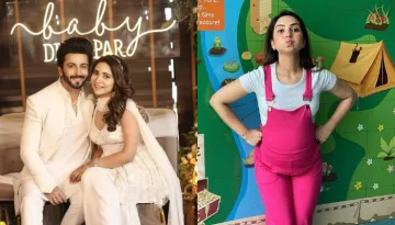 Vinny Arora Seeks Blessings At Siddhi Vinayak Temple With Dheeraj Dhoopar, Radiates Pregnancy Glow