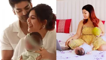 Debina Bonnerjee Cradles 'Nariyal Pani' While Her Baby Was Next To Her, Shares A Glimpse Mom Life