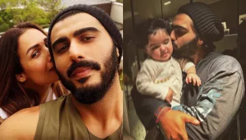 Newbie, 'Chachu', Arjun Kapoor Smothers Niece, Thea With Kisses, His Girlfriend Malaika Arora Reacts