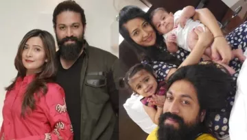 Radhika Pandit Posts A Frame Worthy Picture With Her Hubby, Yash And Their Kids, Ayra And Yatharv