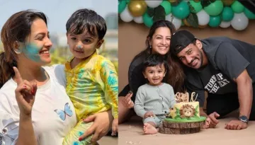 Anita Hassanandani Gives A Sneak Peek Of 17-Month-Old Son, Aaravv's First Haircut While He Is Awake