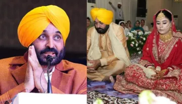 Punjab CM, Bhagwant Mann And Dr Gurpreet Kaur Are Married: See First Pictures From Their Wedding