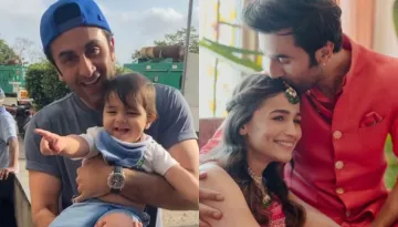 Ranbir Kapoor Cradles A Baby As He Learns Daddy Duties From 'Anupamaa' Fame, Rupali Ganguly [Video]