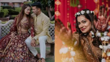 Payal Rohatgi Stuns In A Heavily-Embroidered Lehenga At 'Mehendi', Flaunts Her Unique Henna Design