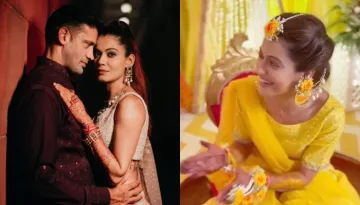 Payal Rohatgi Decks Up In A Yellow Outfit For Her 'Haldi' Ceremony, Sangram Gets Drenched