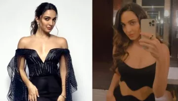 Kiara Advani Amps Her Style Game In A Sultry Black Sculpted Bustier Co-ord Set Worth Rs. 1.23 Lakhs