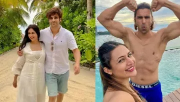 Vivek Dahiya-Divyanka Tripathi Share Moments From Their Beach Vacation, Enjoy Breakfast Inside Pool