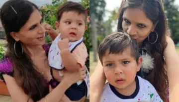 Saba Ali Khan Shares Reunion Pics With Her Jeh 'Baba', Latter's Frowned Expression Is Winning Hearts