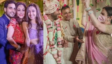 Kokilaben And Nita Ambani Shower Blessings On Newlyweds Anmol And Khrisha In Unseen Wedding Video