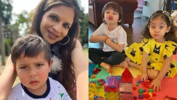 Saba Ali Khan Shares Cutesy Pictures With Jeh Baba From London, Misses Her Babies, Taimur And Inaaya