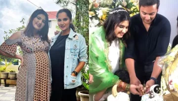 Sania Mirza's Sister Anam Mirza's Baby Shower: Yummy Cakes, 'Phoolon Ka Jhula' And Lots Of Snapshots