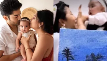 Debina Bonneree Shares Her Excitement After Trying Hands On Canvas Painting With Baby Girl