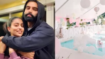 Parmish Verma Shares Photos From Wife, Geet's Baby Shower Filled With Teddies, Lights And Balloons