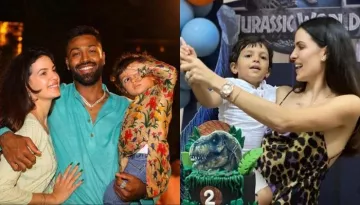 Hardik Pandya's Son, Agastya's 2nd B'Day: Quirky 'Jurassic Park' Decor, 3-Tier Cake And Many Dinos