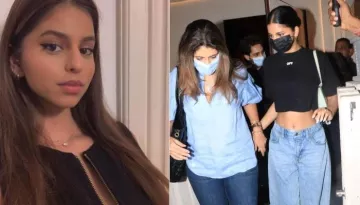 Suhana Khan Twins In Black With Agastya Nanda As Spotted With Him And His Mommy, Shweta For A Dinner
