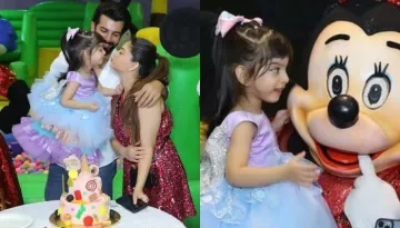 Jay Bhansuhali Hosted A B'Day Party For Daughter, Tara's Birthday, Cuts A Unique Candy-Themed Cake