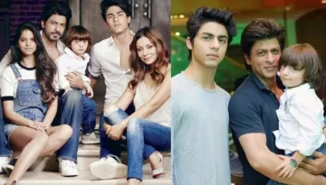 SRK Aces Daddy Duties: Holds AbRam's Hand While Exiting The Airport, Aryan Protects Them From A Fan