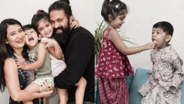 Radhika Pandit Gives Glimpses Of Kids' 'Rakhi' Celebration, The Munchkins Look Cute In 'Dhoti' Pants