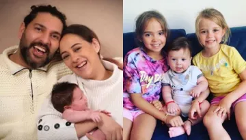 Yuvraj Singh's Son, Orion Keech Celebrates First 'Raksha Bandhan' With His 'Naughty' Sisters