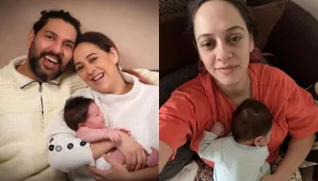 Hazel Keech Shares An Adorable Picture Of Herself Breastfeeding Her Son, Orion, Pens A Sweet Note