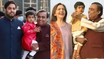Nita Ambani-Mukesh Ambani's Grandson, Prithvi Looks Adorable As He Hoists Flag With 'Dada-Dadi'