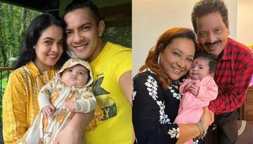 Udit Narayan Cheekily Poses With His 'Poti', Tvisha In A Cutesy Photo Shared By His 'Bahu', Shweta