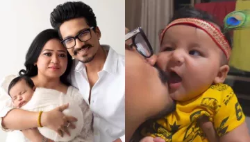 On Janmasthami Bharti Singh's Son Laksh Swoon Hearts As Krishna, Dad Haarsh Smothers Him With Kisses