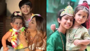 Shilpa Shetty Gives A Glimpse Of Her Kids' Gokulashtami, The Munchkins Look Cute As 'Radha-Krishna'
