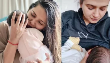 Kratika Sengar Shares A Glimpse Of Daughter, Devika, The Little One Looks Cute In A Printed Onesie