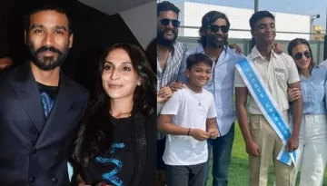 Ex-Couple, Dhanush-Aishwaryaa Unite To Attend Their Sons, Yatra And Linga's School Induction Program