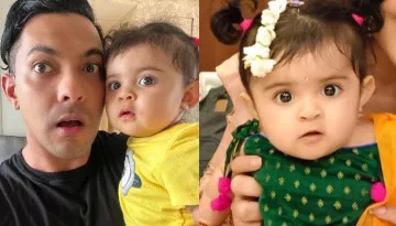 Aditya Narayan 6-Month-Old Baby Girl, Tvisha Looks Pretty In 'Lehenga-Choli' In Unseen Pictures
