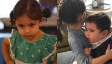 Inaaya Naumi Kemmu Reunites With Her Brother Jehangir  At 'Mammu', Saif Ali Khan's Birthday Bash