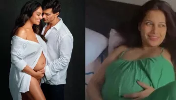 Bipasha Basu Flaunts Her Full-Grown Baby Bump In A Green-Coloured Dress, Mom-To-Be Looks Adorable