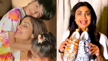 Shilpa Shetty's Ten-Year-Old Son, Viaan Starts His Own Sneaker Business, Gifts The First Pair To Mom
