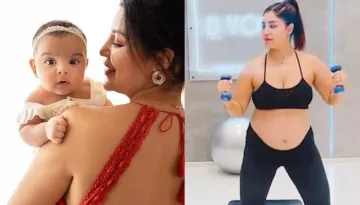 Debina Bonnerjee Shares Her Prenatal Workout Routine, Flaunts Her Baby Bump In A Black Bralette