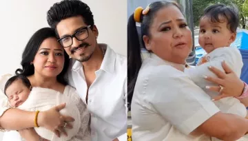 Bharti Singh's Son, Laksh Accompanies Her To Shoot, Looks A Replica Of His Mommy