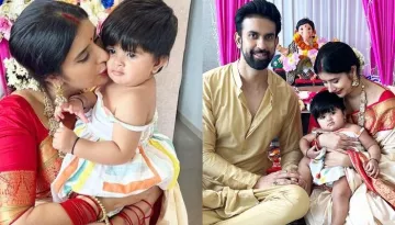 Charu Asopa And Rajeev Sen Are Back Together As They Celebrate 1st Ganesh Chaturthi With Baby, Ziana