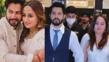 Varun Dhawan's Wife, Natasha Dalal Gets Brutally Trolled For Her Walking Style In A Thigh-Slit Dress