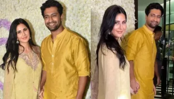 Katrina Kaif Attends Ganesh 'Puja' With Hubby, Vicky Kaushal, Stuns In A 'Sharara' Set Worth Rs. 90K