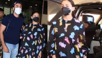 Alia Bhatt Shows Off Her Baby Bump In A Cutesy 'Teddy Bear' Printed Black Dress, Mom-To-Be Take Note