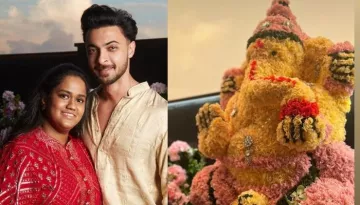 Arpita Khan Sharma-Aayush Sharma's Ganesh Chaturthi Decoration Had 'Floral Ganpati' Chilling Outdoor